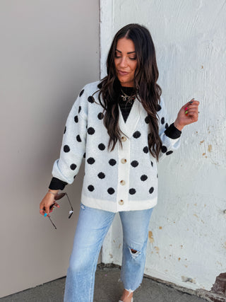 Indy Polka Dot Cardigan