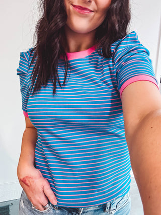 Allie Striped Top