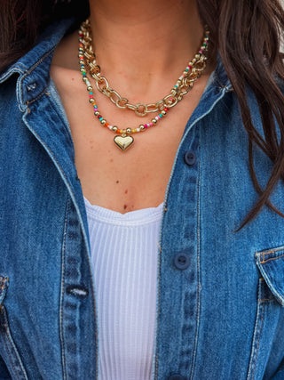Chunky Gold Chain Necklace