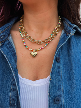Pop Of Love Necklace