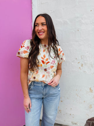 Renee Floral Top