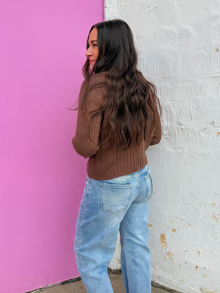 Amelia Cable Knit Cardigan