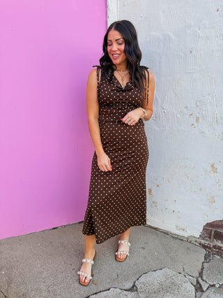 Maggie Polka Dot Midi Skirt