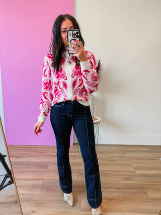 Caitlin High Rise Bootcut Denim