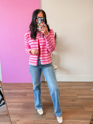 Jana Mid Rise Straight Leg Denim