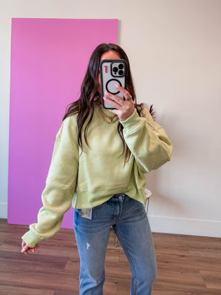 Easy Living Crewneck-Sage