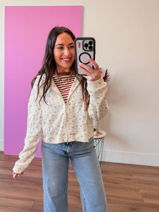 Charlotte Floral Hoodie