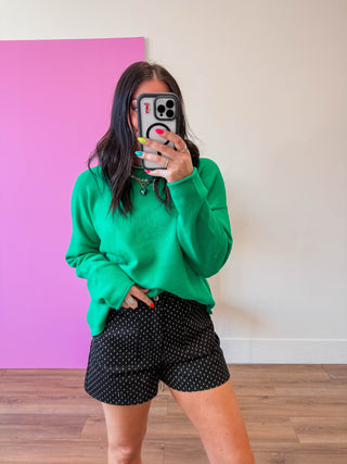 On The Dot Shorts-Black