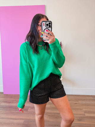 On The Dot Shorts-Black