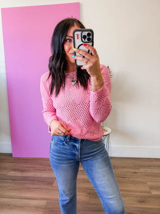 Daphne Sweater-Pink