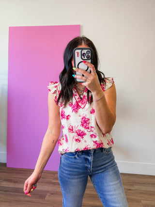 Clara Floral Top