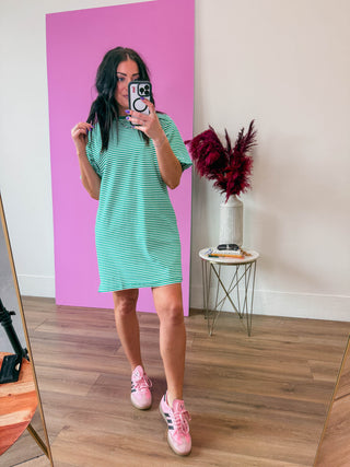 Lucy Striped Mini Dress