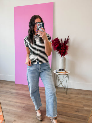 Annika Striped Top