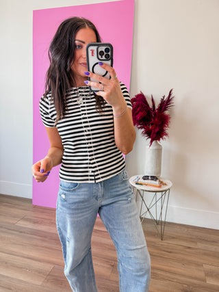 Annika Striped Top