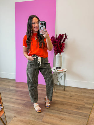 Astrid Polka Dot Barrel Pants