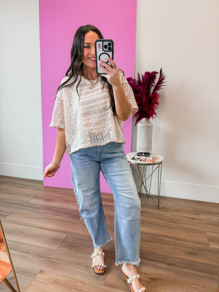 Francesca Crochet Top