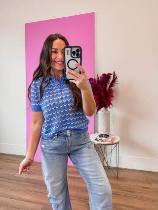 Ada Striped Knit Top