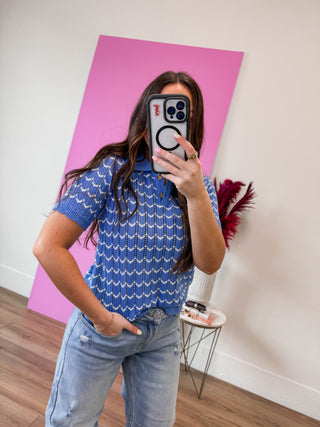 Ada Striped Knit Top