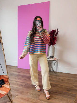 Off The Clock Pants-Yellow