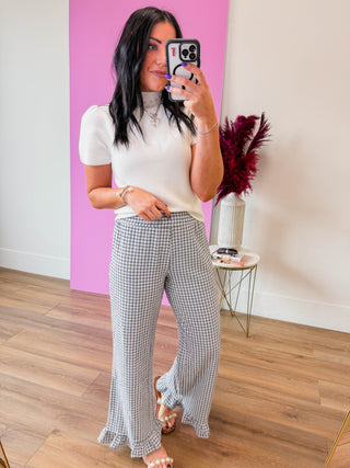 Tiffany Knit Top-Off White