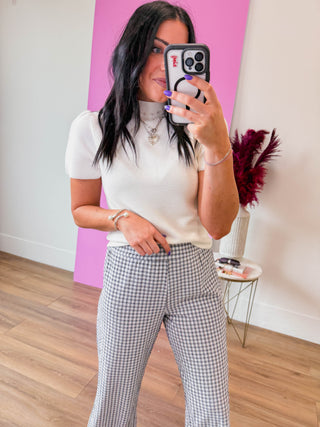 Tiffany Knit Top-Off White