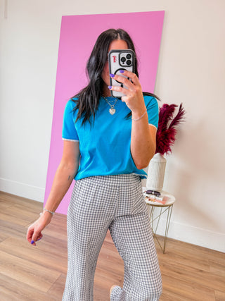 Lacey Tee-Aqua