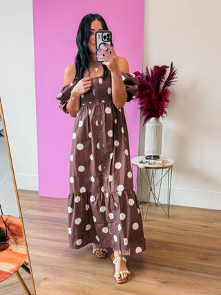 Dot Darling Maxi Dress