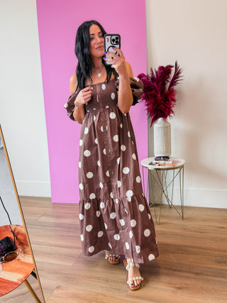 Dot Darling Maxi Dress