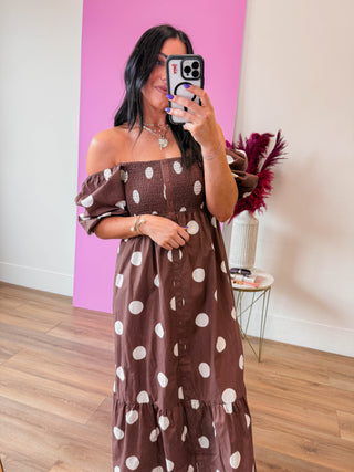 Dot Darling Maxi Dress