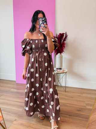 Dot Darling Maxi Dress