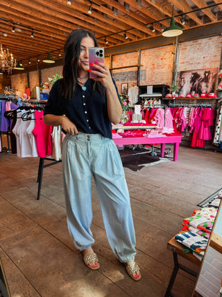 Wrenley Denim Joggers