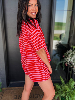 Easygoing Striped Shorts