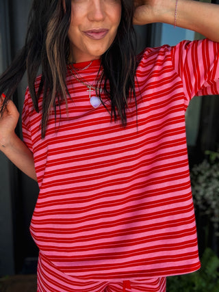 Easygoing Striped Tee