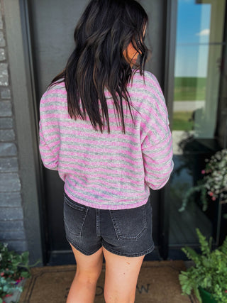 Ria Striped Cardigan