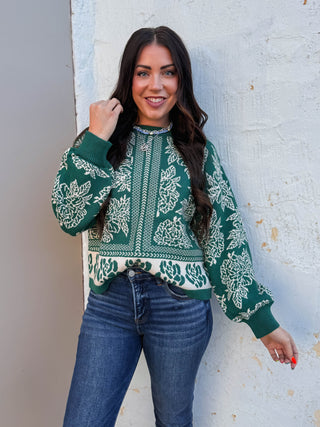 Jacque Floral Sweater