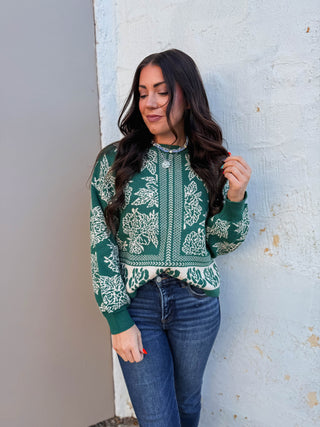 Jacque Floral Sweater