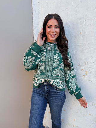 Jacque Floral Sweater