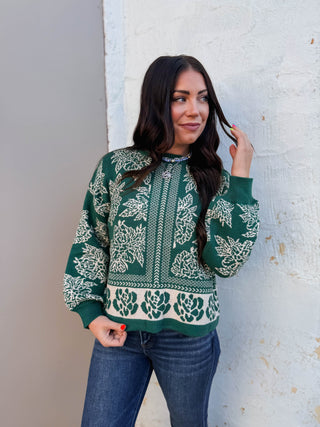 Jacque Floral Sweater