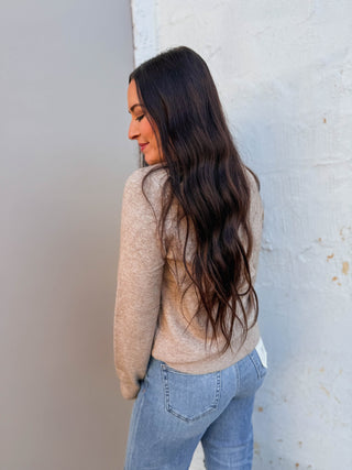 Penny Cardigan-Light Mocha