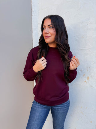 Logan Pullover-Plum