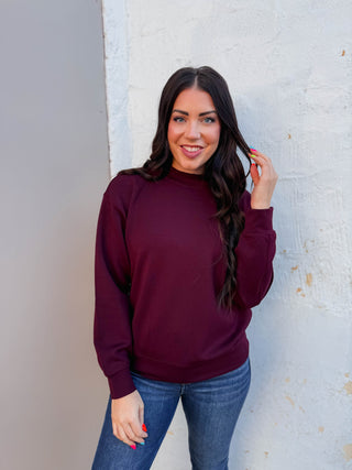 Logan Pullover-Plum