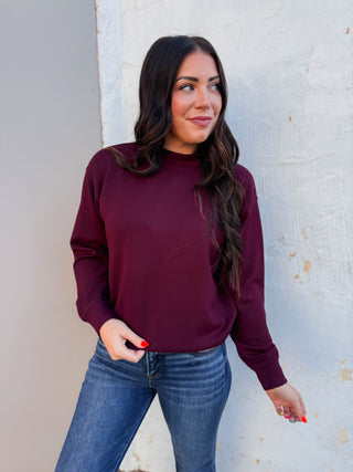 Logan Pullover-Plum