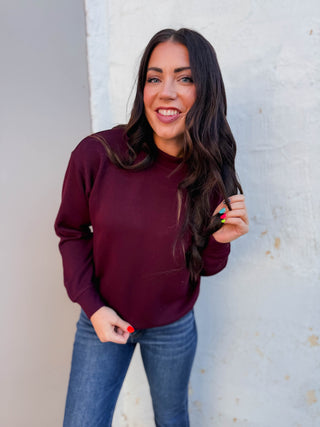 Logan Pullover-Plum
