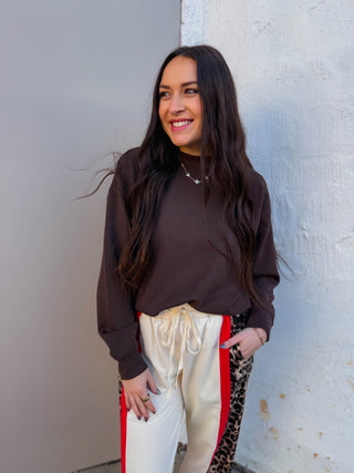 Logan Pullover-Espresso