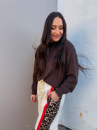 Logan Pullover-Espresso