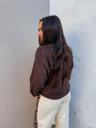 Logan Pullover-Espresso