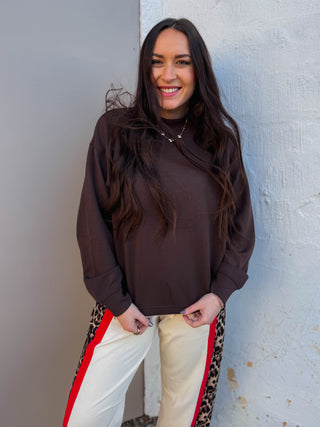 Logan Pullover-Espresso