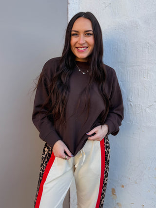 Logan Pullover-Espresso