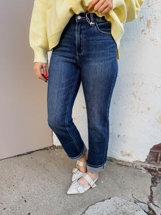 Celeste High Rise Straight Leg Denim