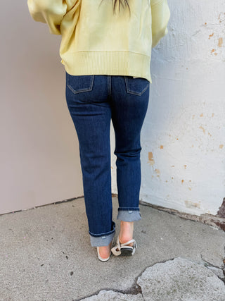 Celeste High Rise Straight Leg Denim